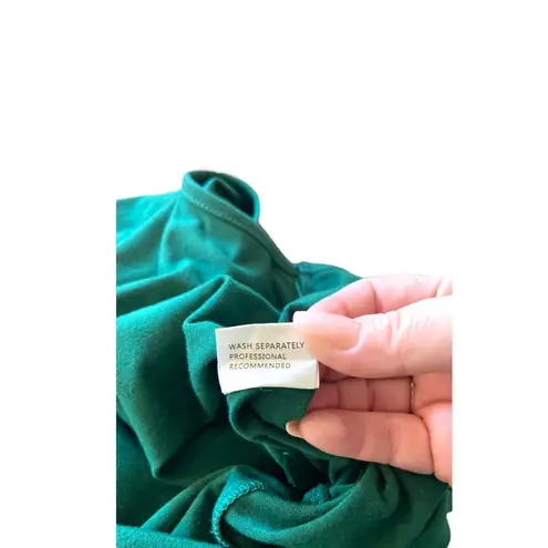 Boutique V-Neck Jumpsuit Emerald Green Size 2X