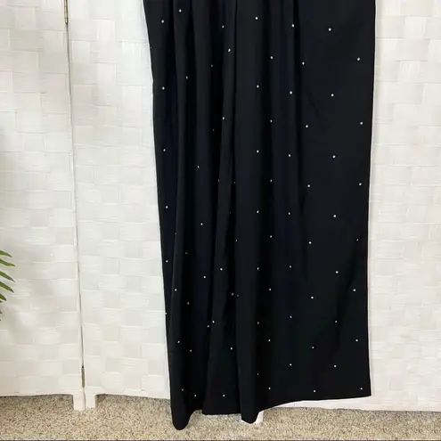 Vintage Escada Black With Hearts Long Sleeve Jumpsuit Size 40