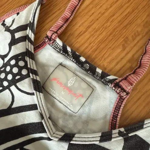 FP Movement Hot Shot Printed Onesie Padma Black Combo Size Medium