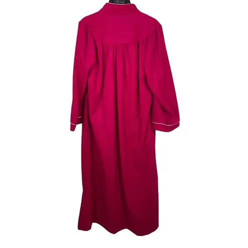 VTG Ames Beverly West Pink Magenta Full Legnth Long Sleeve Housecoat NWT Size 1X