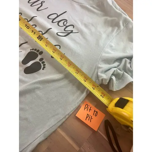 Pregnancy Announcement Our Dog Needed a Friend Baby Blue T