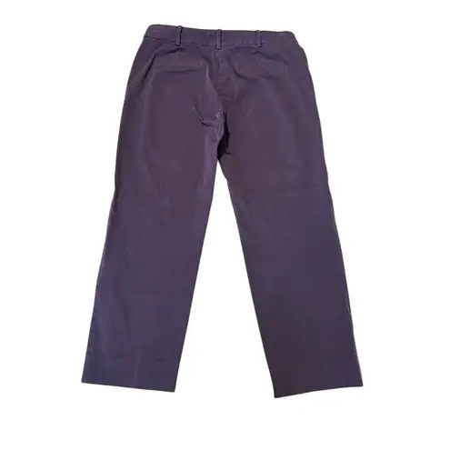 Max Mara Womens Sz 12 Cigarette Straight Leg Pants Purple Pockets Career #CD8-1
