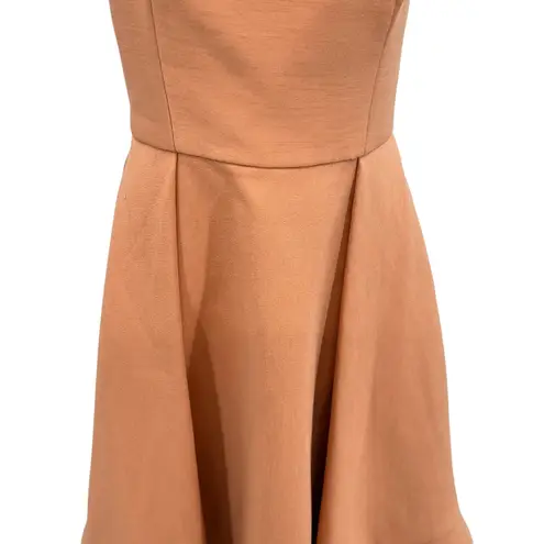 C/MEO COLLECTIVE Entice Making Waves Biscuit Dress Strapless Peach Size Medium - Image 5