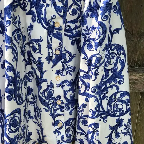 Ark & Co. French toile paisley printed T-back dress