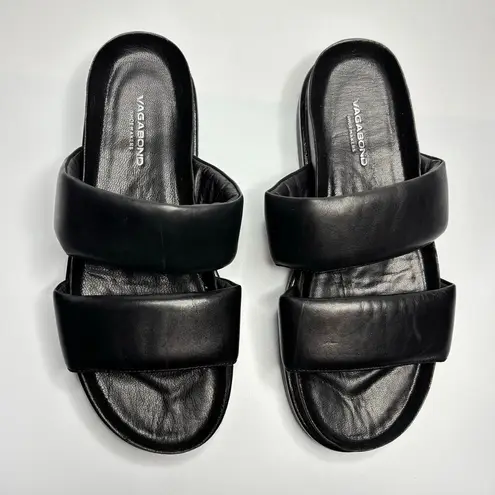 Vagabond  Shoemakers Erin Leather Double Band Sandal in Black