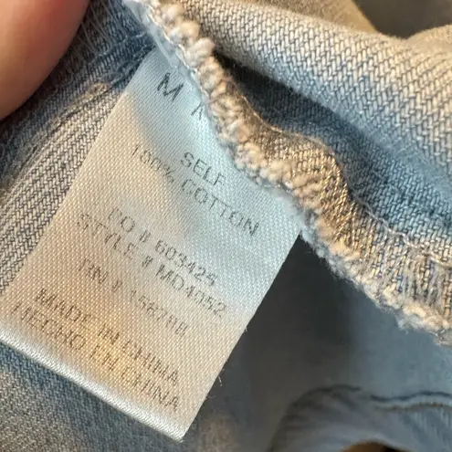 Evereve Mable Peter Pan Collar Denim Dress small