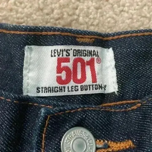 Levi's Levi’s original 501 high waisted straight leg button-fly