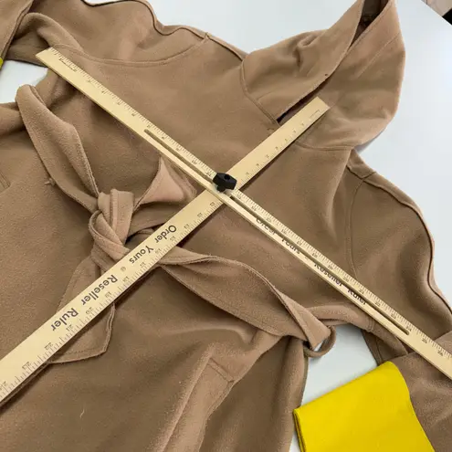 Pietro Brunelli Coat Womens Small Brown Yellow The Divina Maternity Jacket