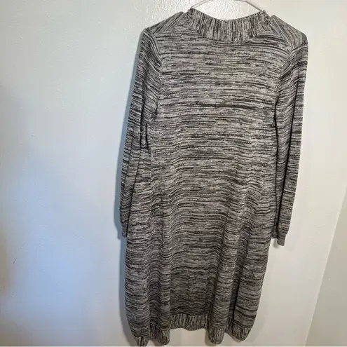 Belldini Open Duster Cardigan Marled Gray