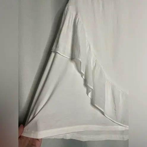 ALYX White Asymmetrical Layered Sleeveless Blouse XXL