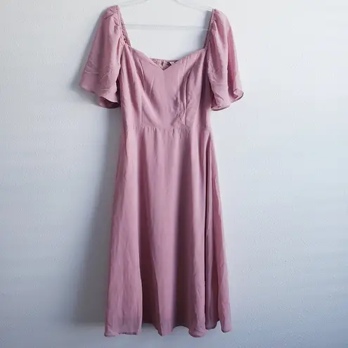 Baltic Born Colette Sweetheart Midi Dress New Without Tags