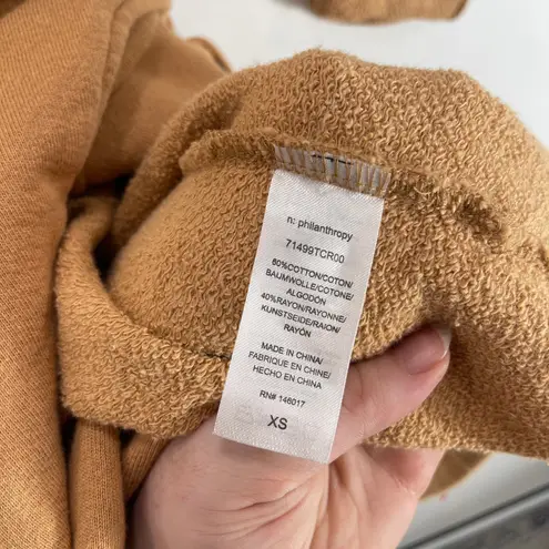 n:philanthropy Mini Wrap Sweater Dress Camel 3/4 Sleeve Size XS New With Tags