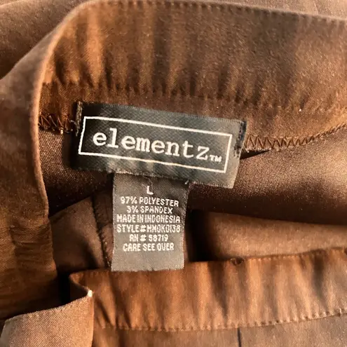 Elementz Maxi Skirt Large Faux Suede Flowy Boho Career Casual Event Flare Lined