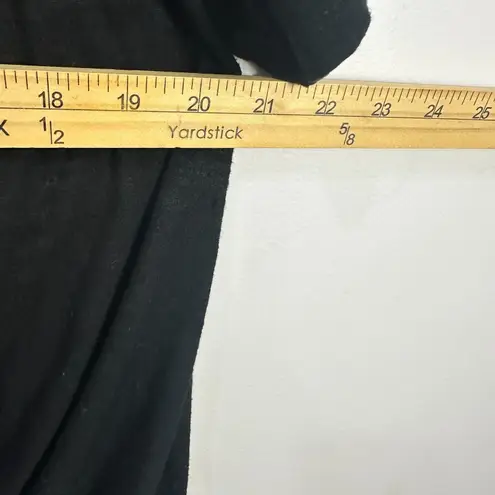 Dolan Left Coast Collection Top M Black Surplice Drape Front Minimalist Boho Size M