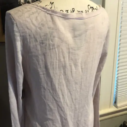 Heather Pale Purple Scoopneck Long