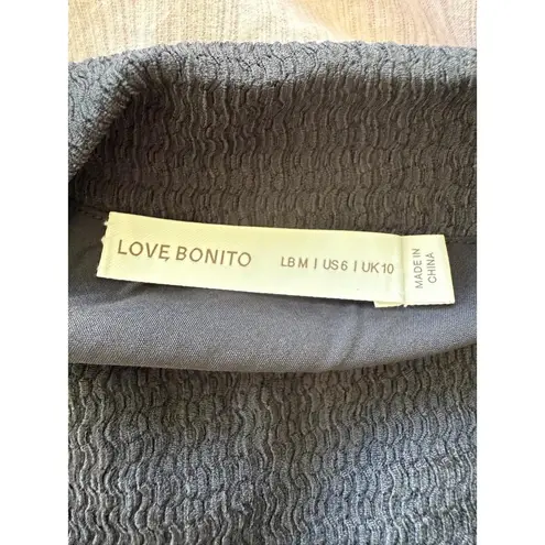 Love Bonito Black Sleeveless Blouse Medium Size 6