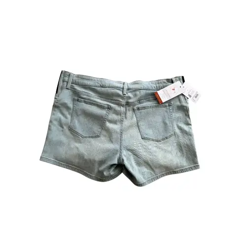 Isabel Maternity Light Wash Denim Shorts Size 16 NEW NWT