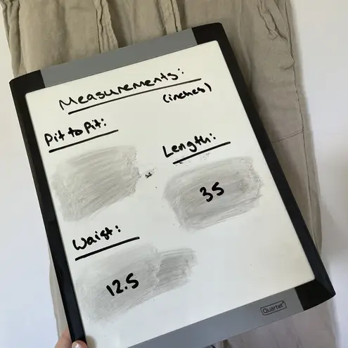 ReVamped beige tan linen rayon pants comfortable casual pockets lightweight Size XS