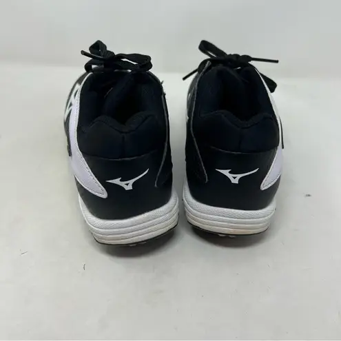 Mizuno  Women's Black Low Metal 9 Spike Swift Switch Baseball Shoes Size 7.5