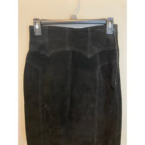 American Vintage Vintage/Y2K Now Next Genuine Leather High Waist Pencil Skirt Waist Size 26