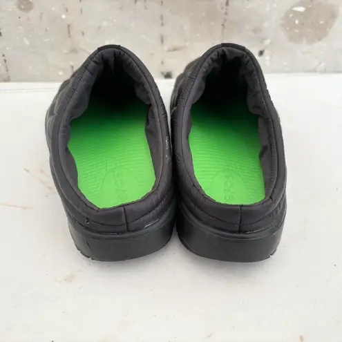 Oofos OOcoozie Thermo Mules Black Size 7