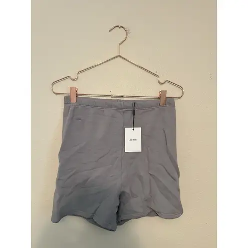 Joah Brown Fitted Terry Sweat Short Size Small/Medium Gray Drawstring NWT - Image 4
