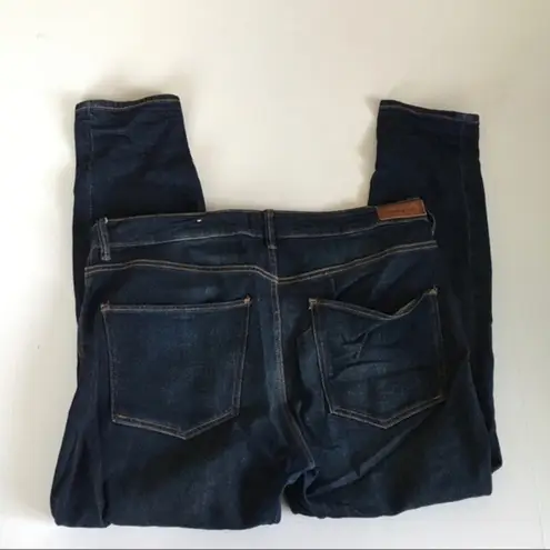 Mango  Relaxed Lonny Girlfriend‎ Ankle Crop Jeans Blue Denim Womens Size 8…