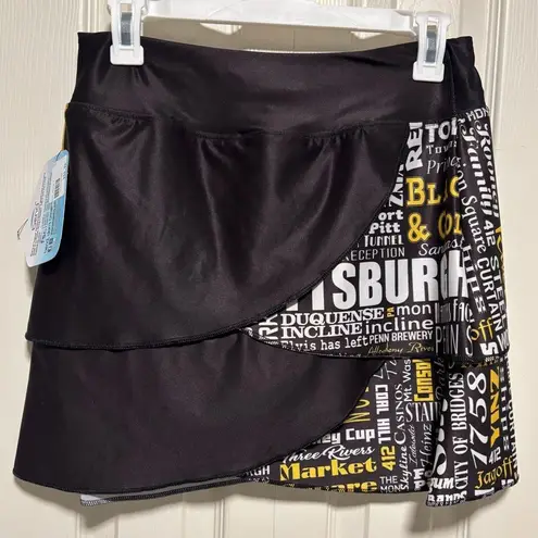 NWT Bend Pittsburgh Athletic Skirt Gold