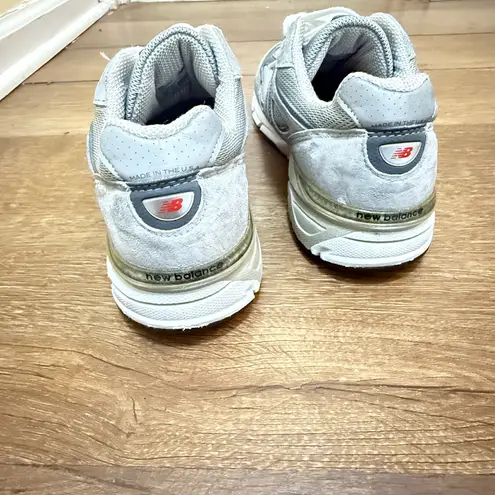 New Balance  990v4 Made in the USA Grey Castlerock Womens Shoes Size 8.5 - Image 4