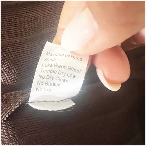 Ming Wang Knit Top Womens Large Brown Acrylic 3/4 Sleeve Studded Tunic