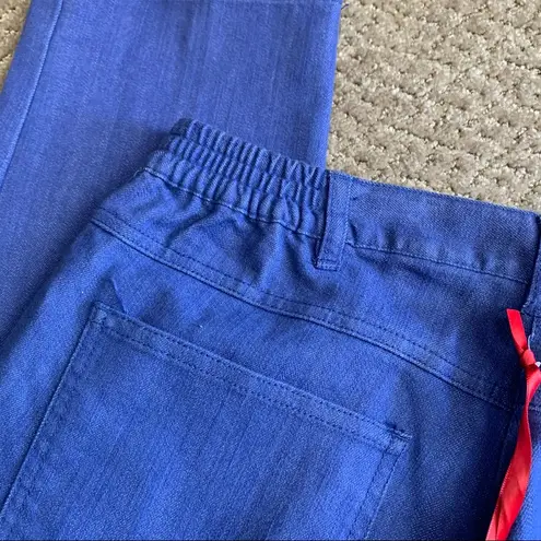 Ruby Rd NWT . Blue Lightweight Denim Cruise Control Pants 8