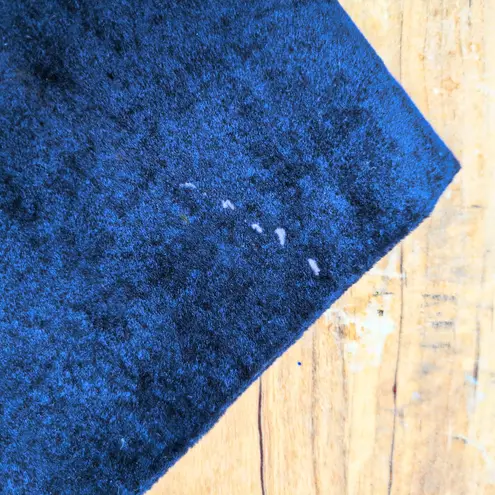 Vintage Bevero New York Red Arrow on Navy Velvet Flared Pants. Blue Size 28