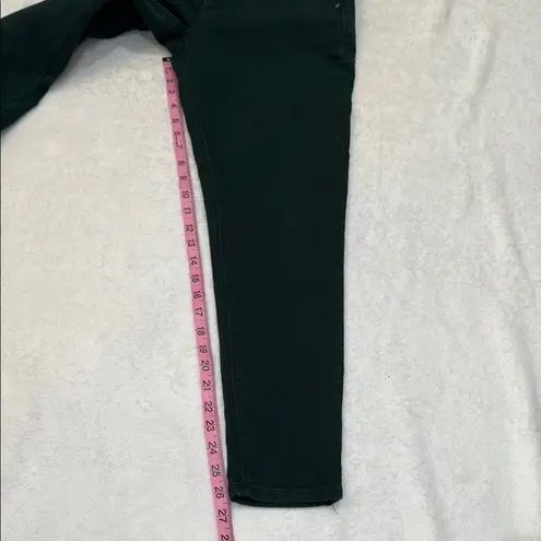 Democracy AB Technology Dark Green Skinny Jeans With Elastic Band on Waist