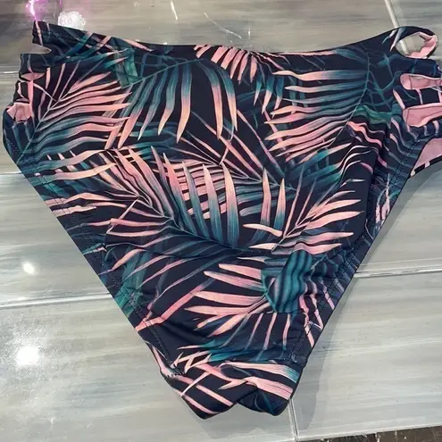 Bar III  palm print highwaisted bikini bottoms - Image 2