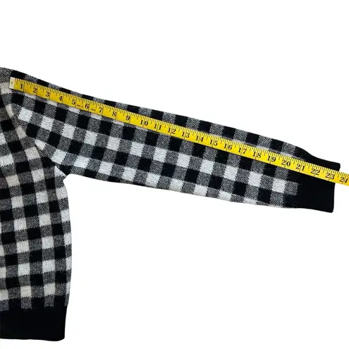 Grace Karin Buffalo Check Cropped Cardigan