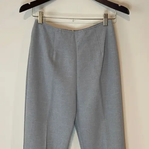 Scarlett 2 pc Vintage Suit. Woman’s Size 5/6 Light Gray. Embroidery on Jacket