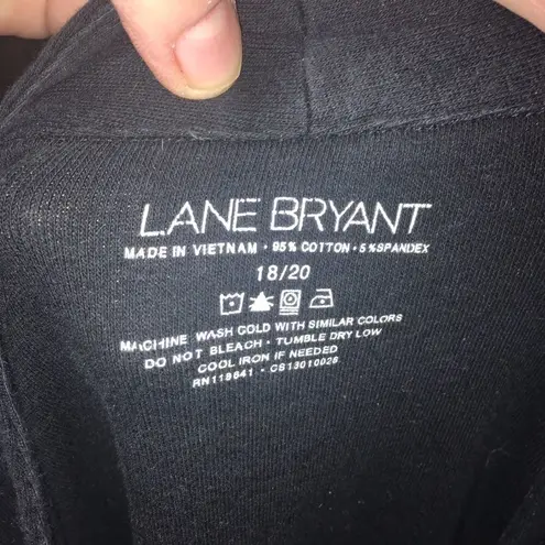 Lane Bryant  v-neck sweatshirt, 3/4 length sleeves