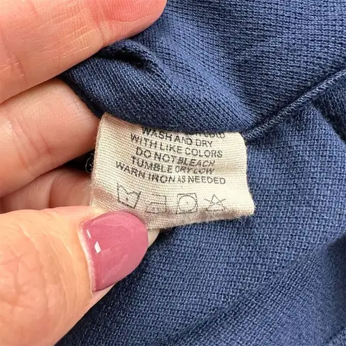 Lingua Franca Navy Blue Women's Shirt S Collared Button