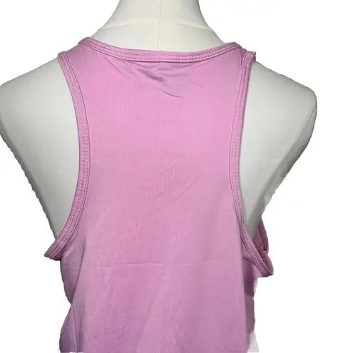 Real Essentials Women’s Pink Tank Top Size XL Stretch Polyester Spandex Activewe