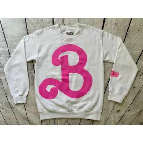 Barbie Mattel Barbie Logo Pullover Sweatshirt NWT!
