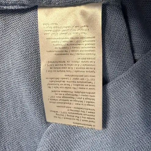 Luisa Spagnoli Light Blue Knit Tank Top Camisole size Small made in Italy