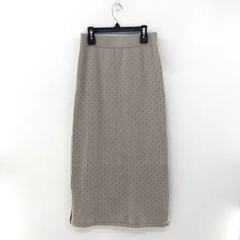 Callahan Knitwear Genny Skirt in Grey Small Gray