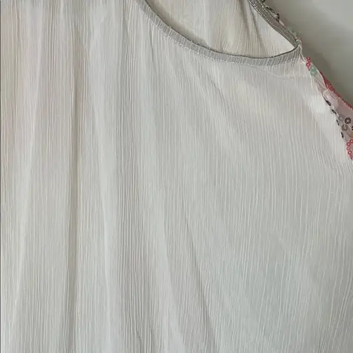 Anthropologie Floreat Patchwork Sequin & Embroidered Louisa Tank Top