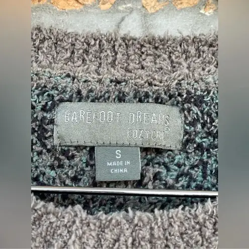 Barefoot Dreams cozychic seasode crew neck pullover green camo size small