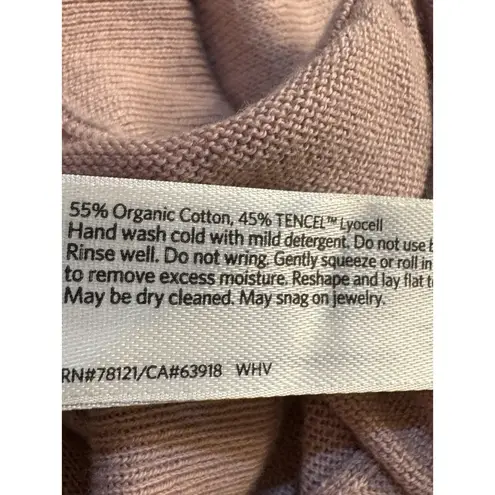 Eileen Fisher  Charcoal Straight York Lounge Pant Size Medium Gray Waffle Sweater