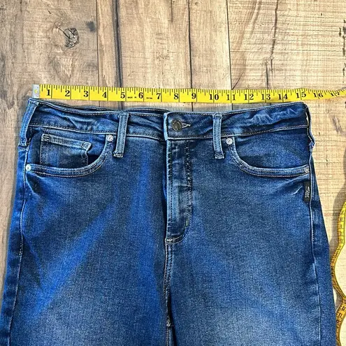 Silver Jeans Womens 29 Infinite Fit High Rise Distressed Skinny Jeans Denim