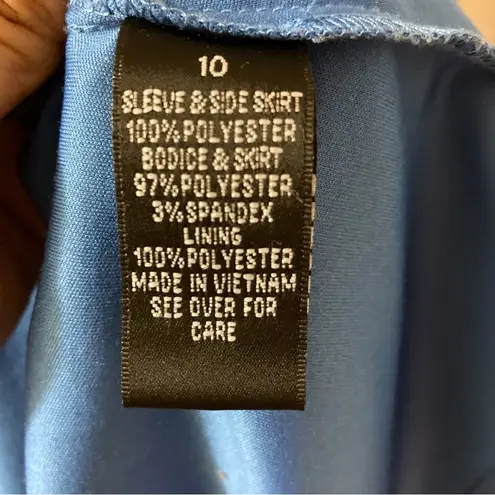 VTG Y2K ballerinacore Blue lace AGB DRESS with belt 10