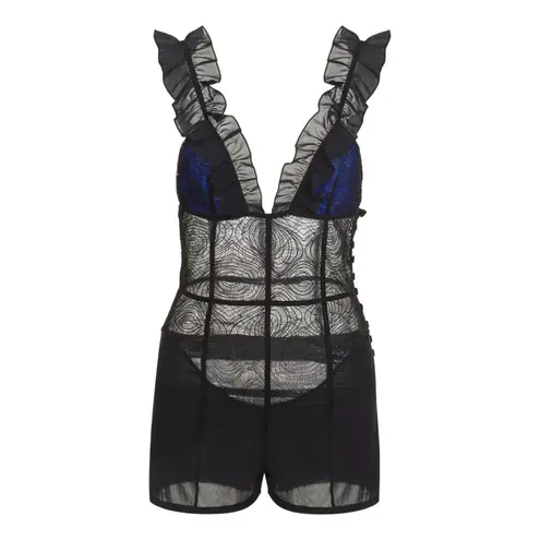 La Perla silk georgette romper