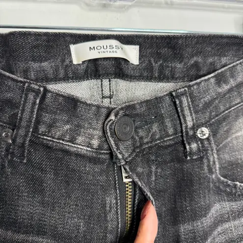 MOUSSY VINTAGE Prichard Skinny Jeans In Black Size 27