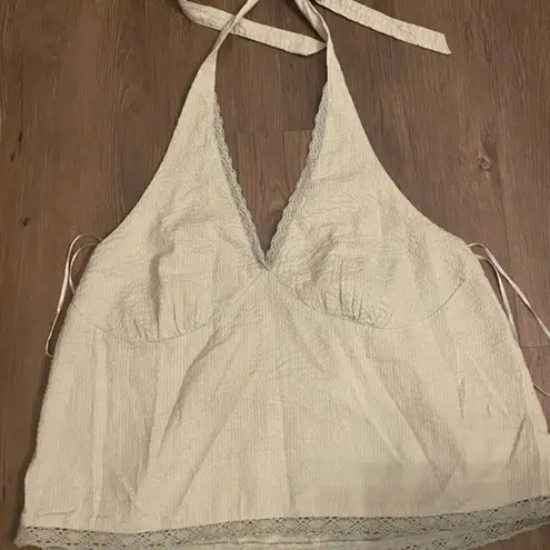 Cotton On  Lace Trim Halter Top.